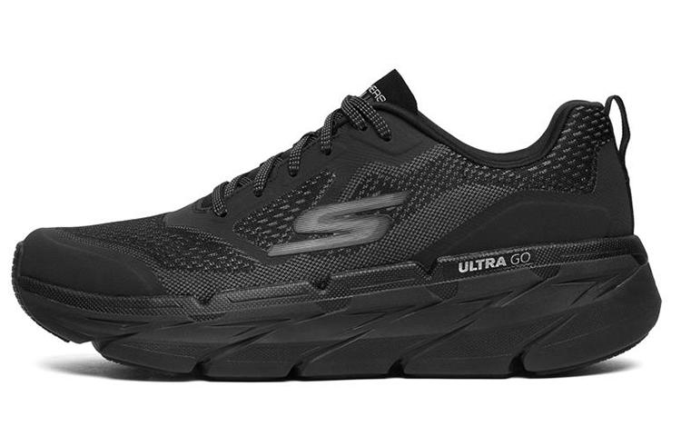 Skechers Max Cushioning Training Shoes Men Low-Top Black/Charcoal Gray