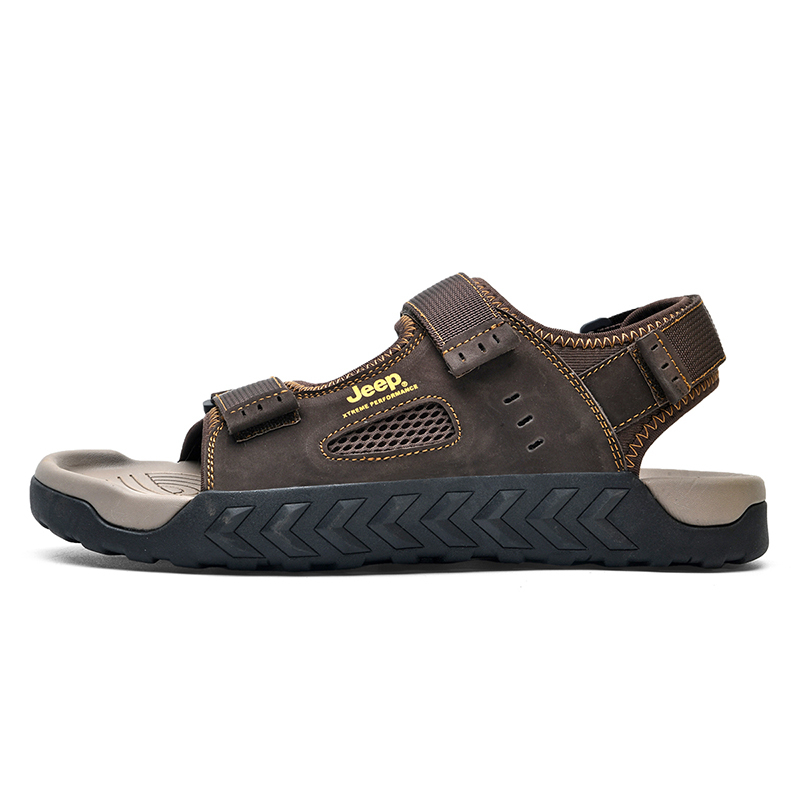 Jeep Beach Sandals Men Black