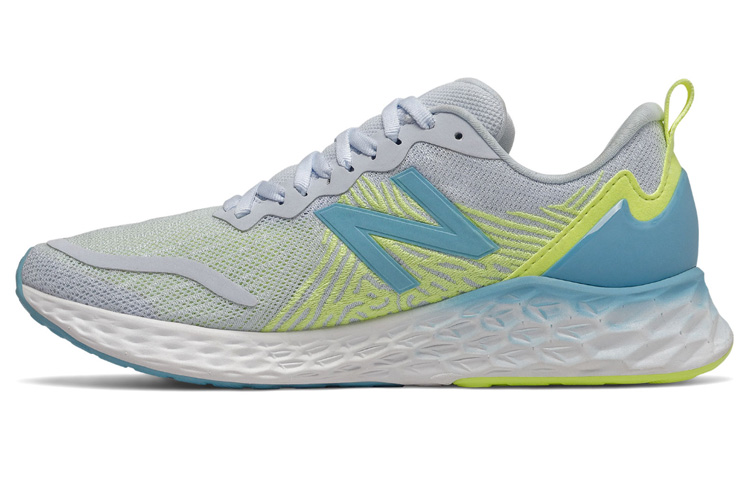 New Balance Fresh Foam B Wide Grey/Yellow/Blue Women's
