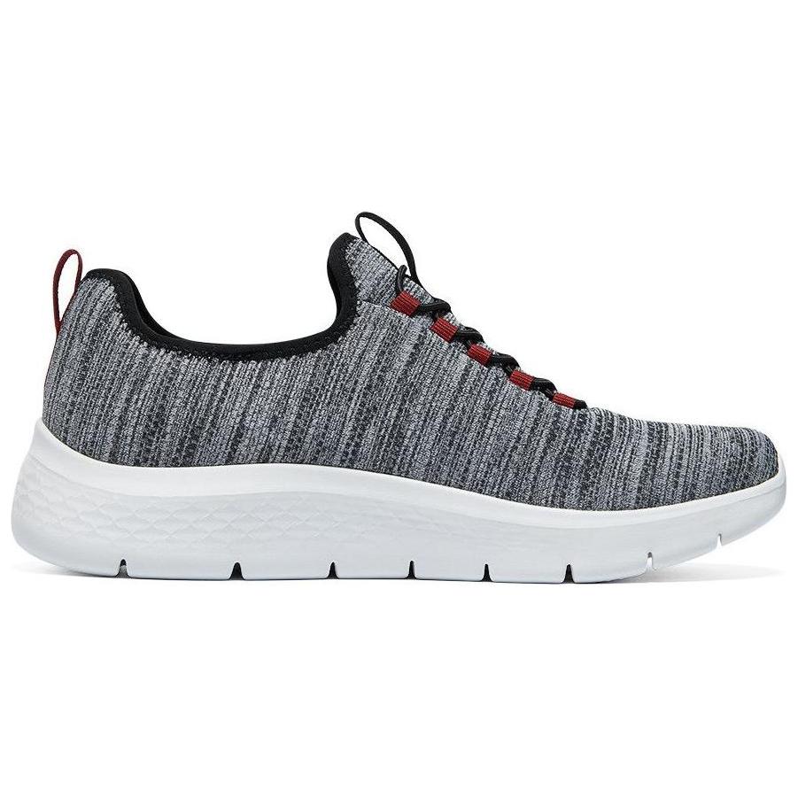 Skechers Shock Absorbers Rebound Low Top Casual Shoes Men's White Black