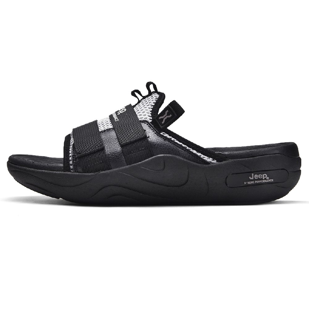 Jeep Slide Slippers Men's Black Gray