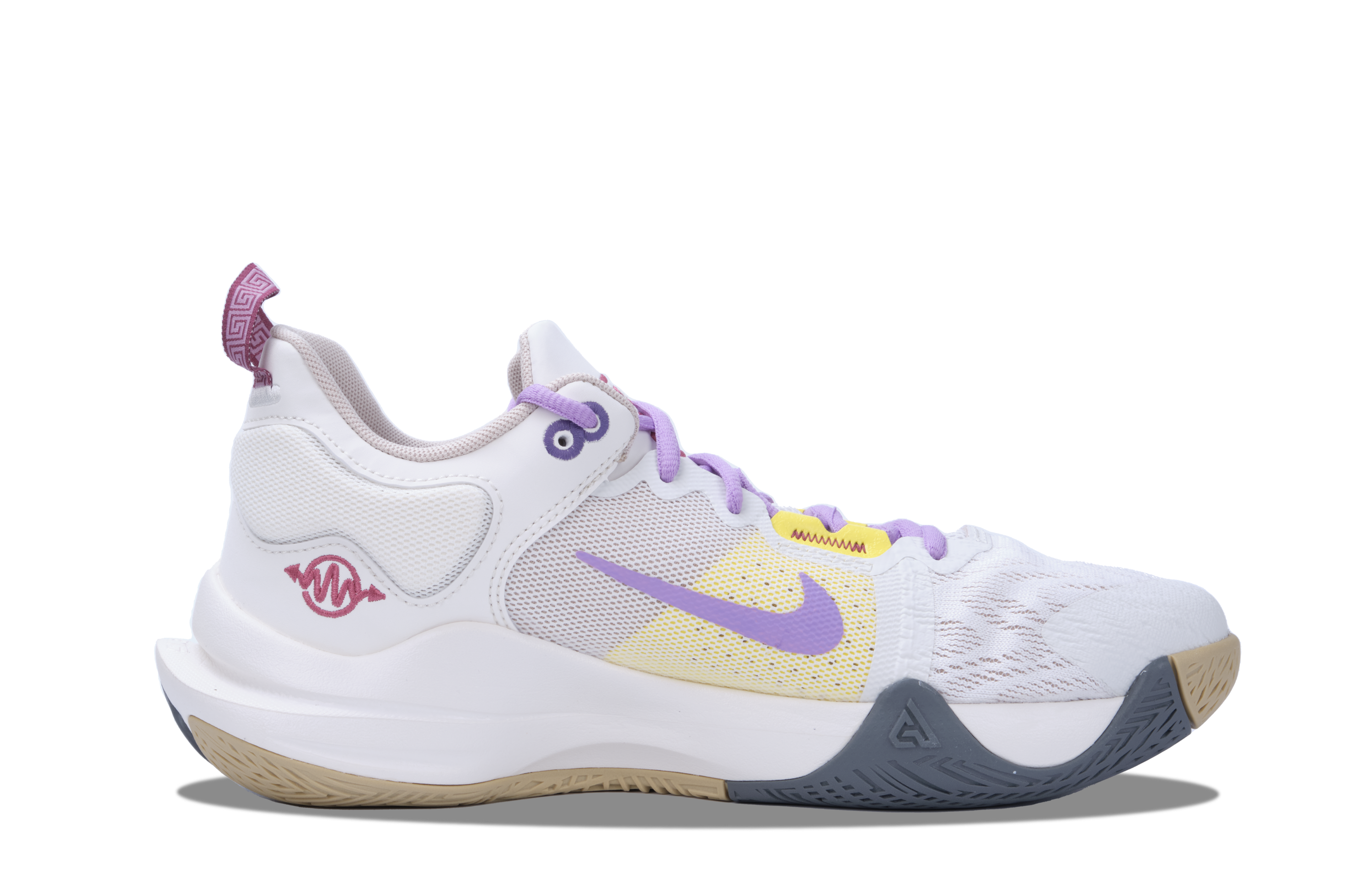 Nike Giannis Immortality 2 Basketball Shoes Unisex Low top White/Blue/Pink