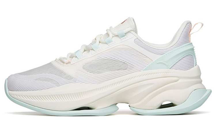 Anta Variety Training Collection Slip-Resistant Cushioning Wear-Resistant Low-Top Training Shoes Women's White Blue