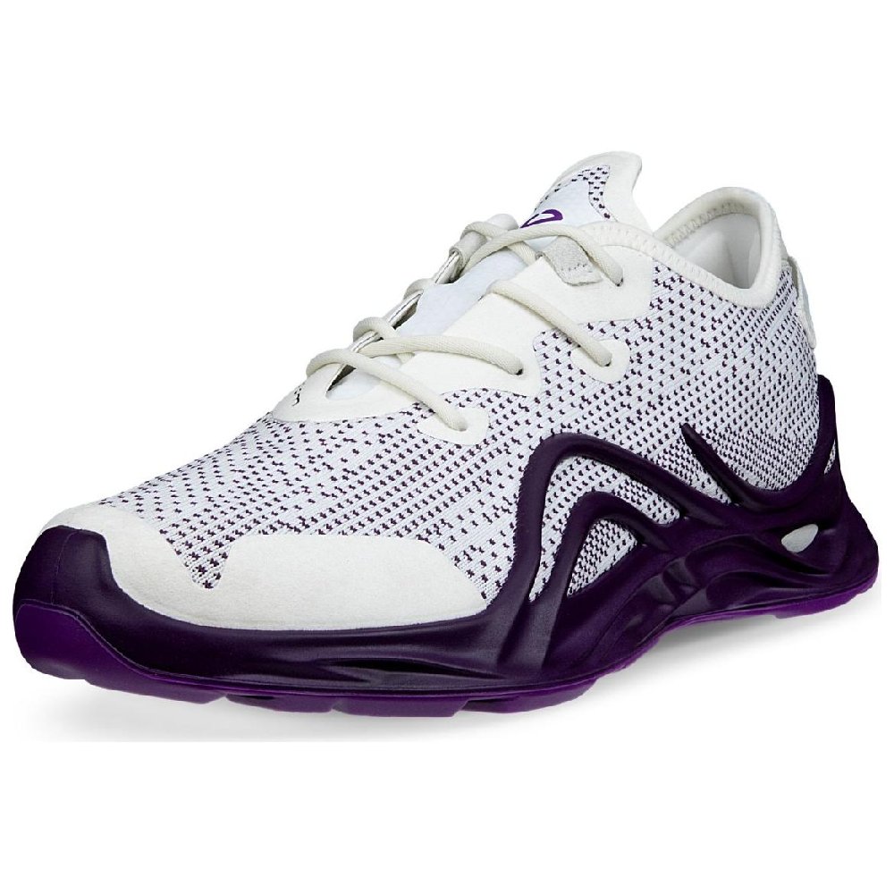 Ecco Biom Infinite Slip Resistant Low Top Casual Shoes Women's White Purple