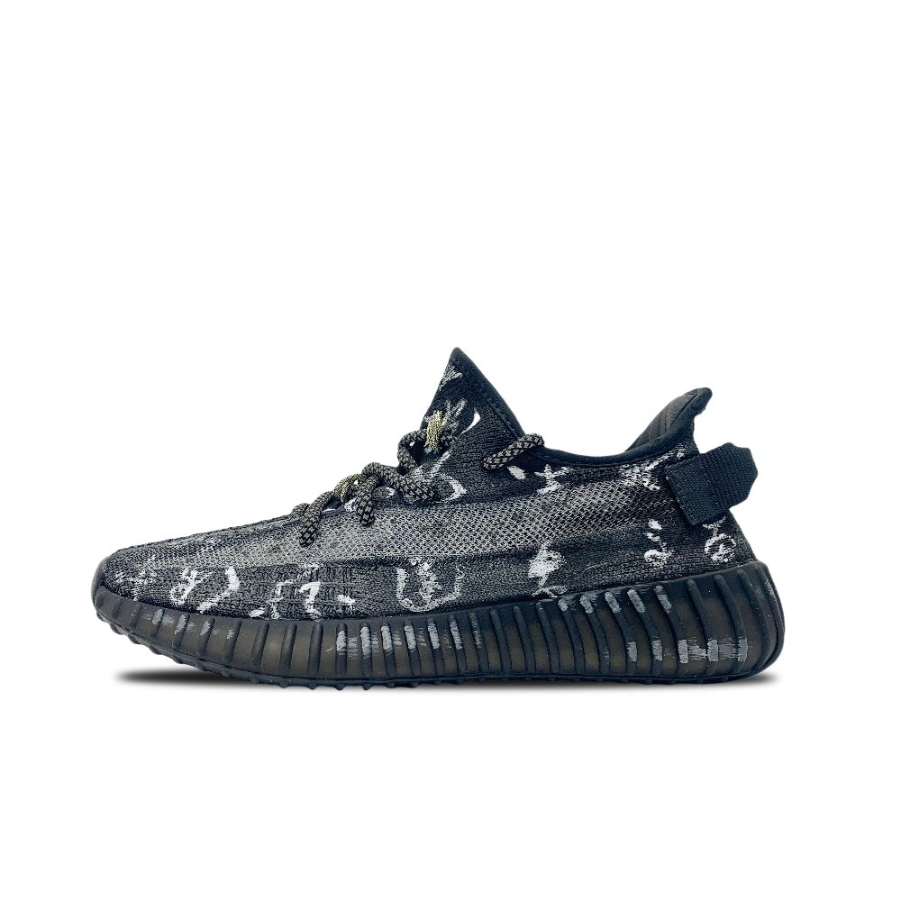Adidas Originals Yeezy Boost 350 V2 Anti-Slip And Wear-Resistant Lightweight Low-Top Casual Shoes Unisex Black White