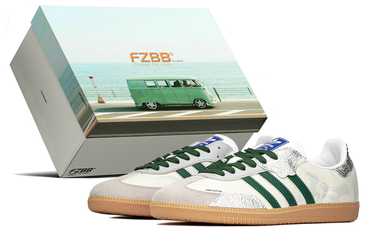 Adidas Originals SAMBA OG Low top Skateboard Shoes Unisex Gray Green