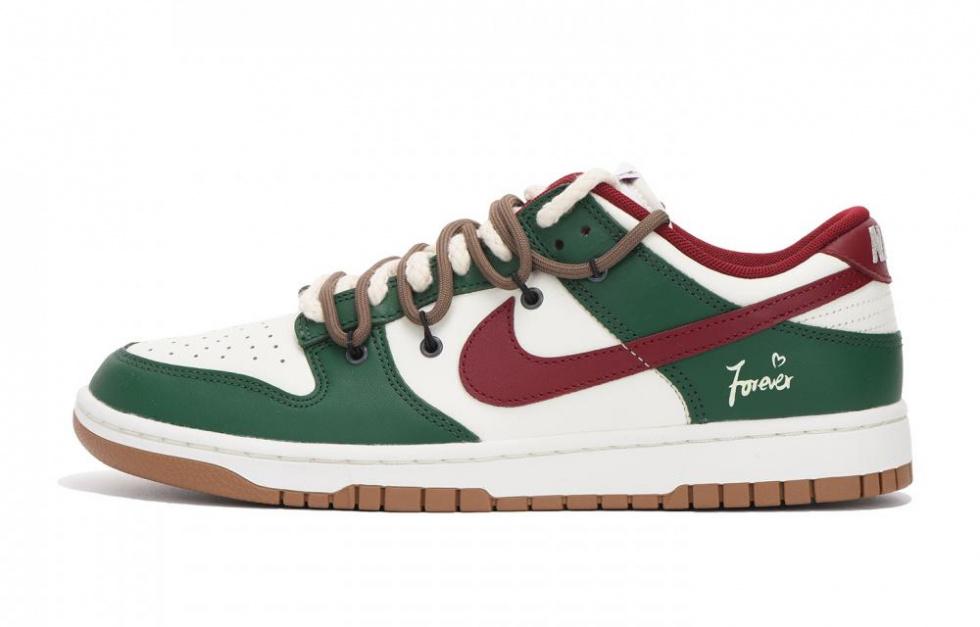 Nike Dunk Low Low-Top Skateboard Shoes Men's Green