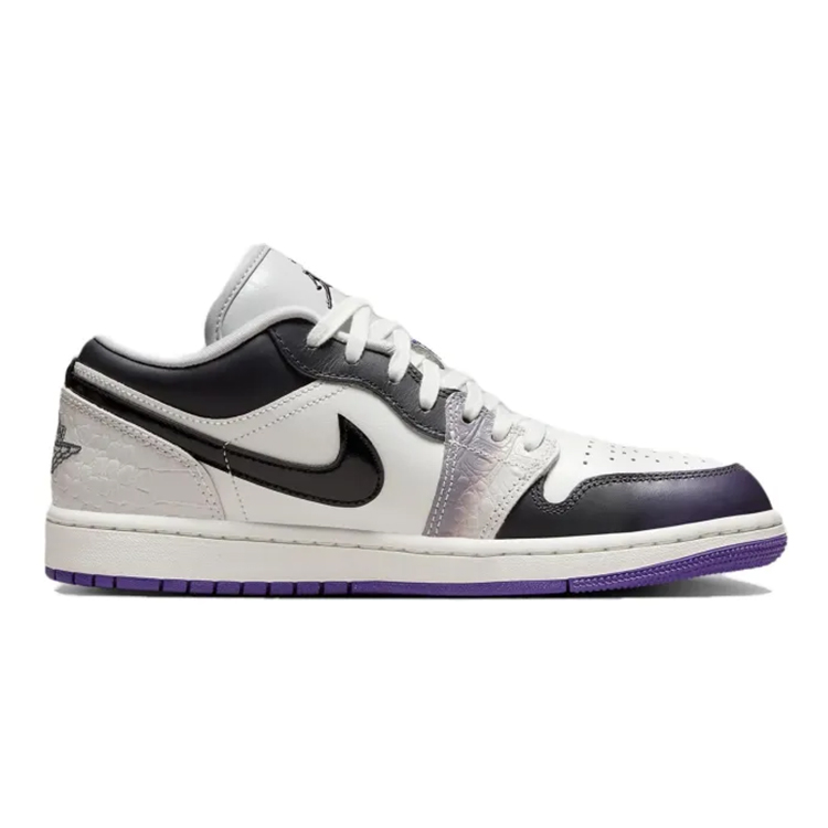 Jordan Air Jordan 1 Vintage Basketball Shoes Women's Low top Purple/White