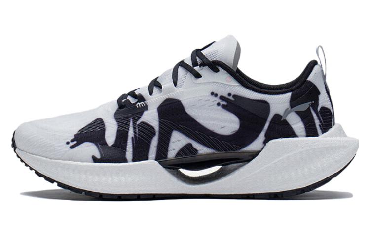 LiNing Super Light 19 Breathable And Resilient Low Top Running Shoes Women's White Black