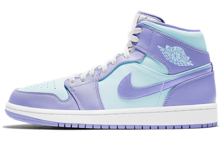 JORDAN 1 Mid Purple Aqua