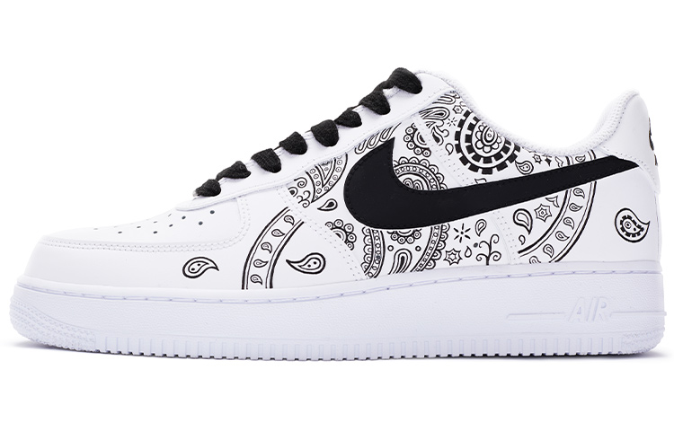 Nike Air Force 1 Low 07 Air Force 1 Low-Top Skateboard Shoes Men's White Black