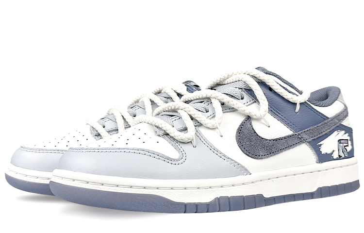 Nike Dunk Anti-Slip Wear-Resistant Low-Top Skateboard Shoes Men's Gray White купить в интернет-магазине Yoocart с быстрой доставкой по России.