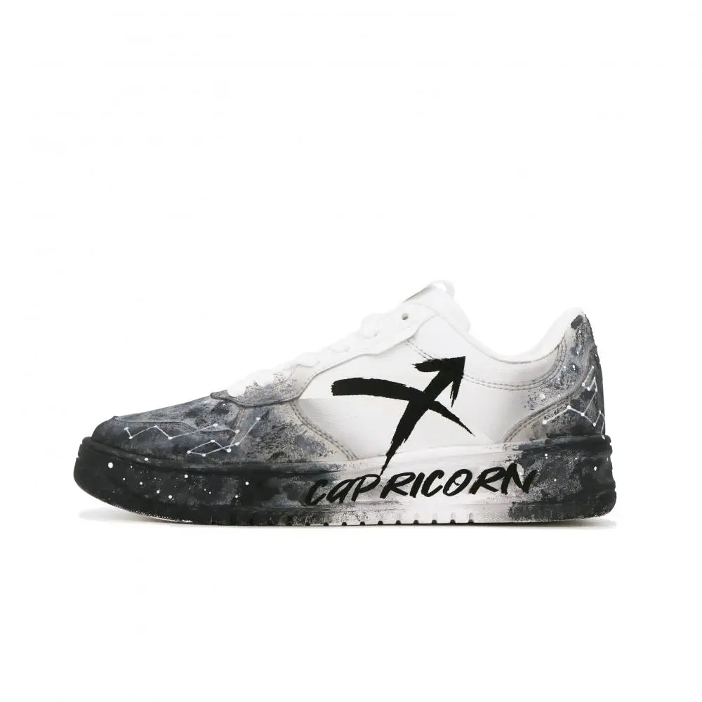 Anta Relaxed Coverage Cushioning Abrasion Resistant Low top Skateboard Shoes Men's Black