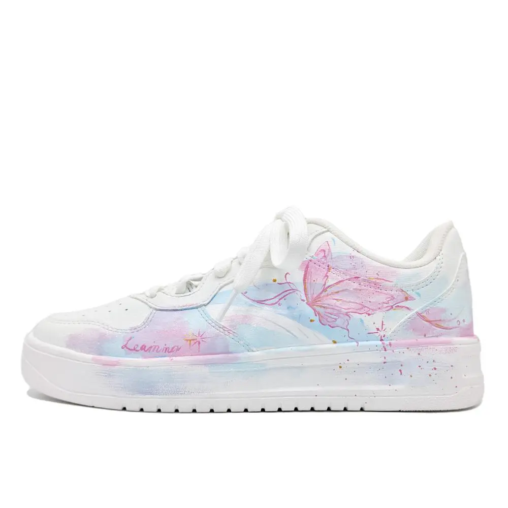 Anta Relaxed Cushioning, Wear Resistant Low top Skateboard Shoes Women's Blue