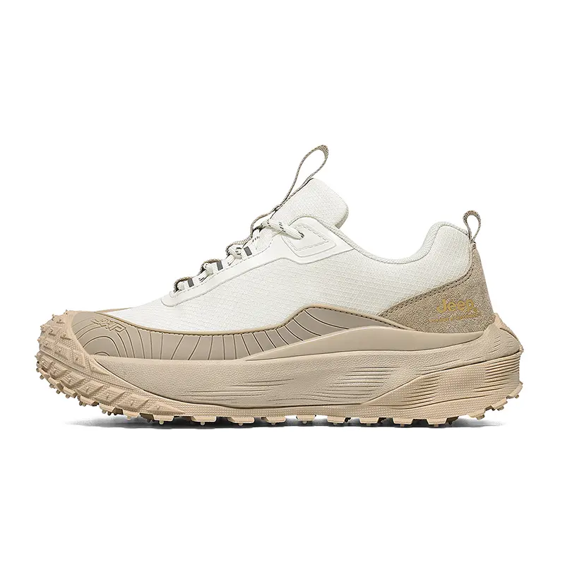 Jeep Low Top Hiking Shoes Unisex Sand