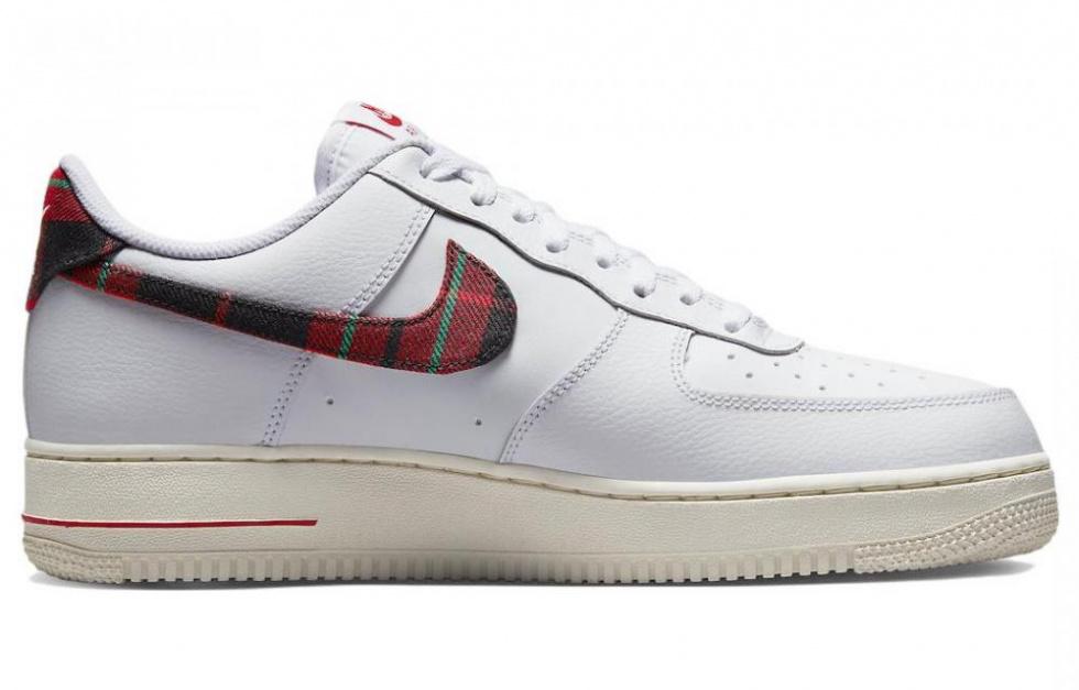 Nike Air Force 1 Low '07 LV8 Tartan Plaid White University Red купить в интернет-магазине Yoocart с быстрой доставкой по России.