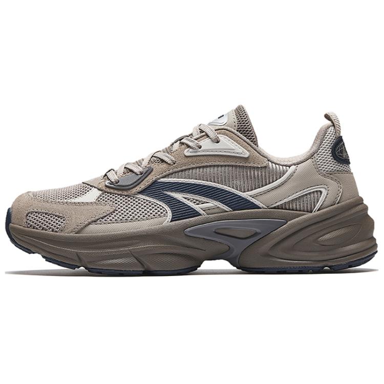 Anta AT801 Anti-Slip Wear-Resistant Low-Top Casual Shoes Women's Brown Blue