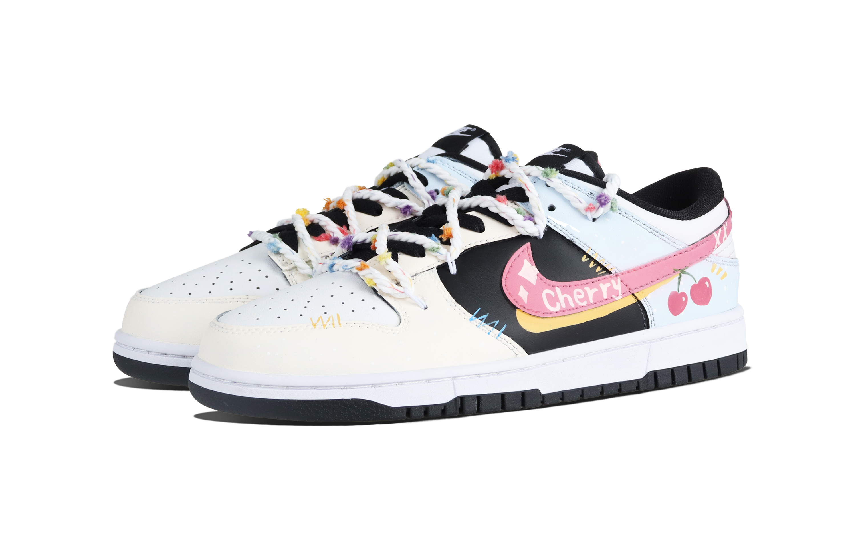 Nike Dunk Cherry Jelly Bean Abrasion Resistant Low top Skateboard Shoes Unisex Pink Blue купить в интернет-магазине Yoocart с быстрой доставкой по России.
