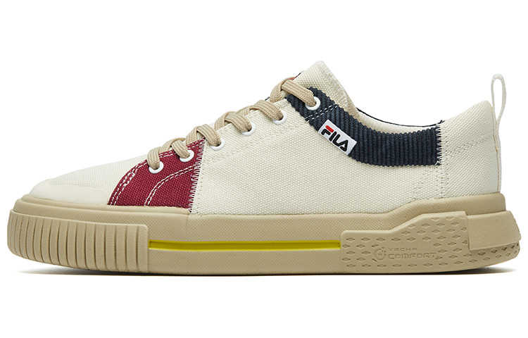 FILA FUSION Canvas Shoes 'White Blue Red' Women's