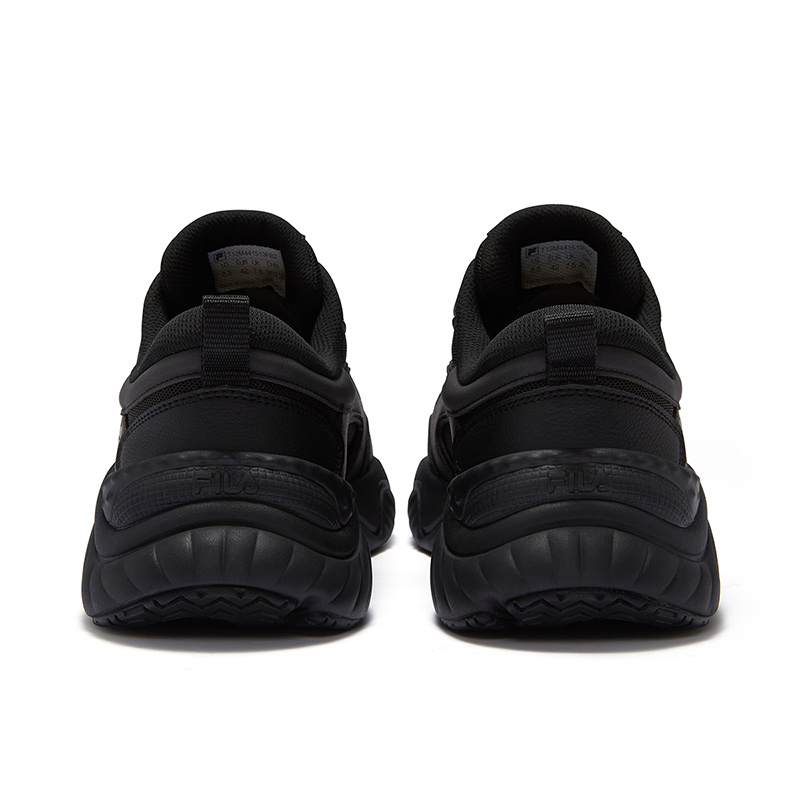 FILA FUSION Conch D Snail Shoes Wear-Resistant Low-Top Casual Shoes Men's Black