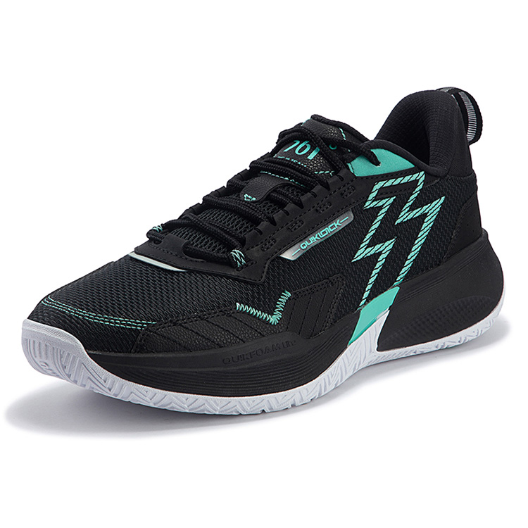 361° Big3 Team Cushioning, Slip Resistant, Abrasion Resistant, Breathable Low Top Basketball Shoes Men's Black Blue