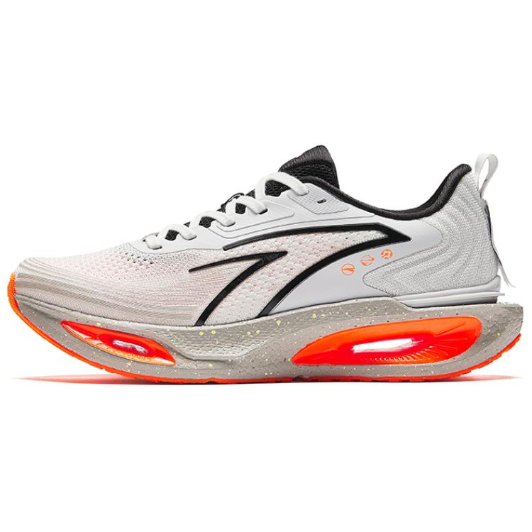 Anta Hole Cushioning, Wear Resistant Low Top Running Shoes Men's Gray Orange