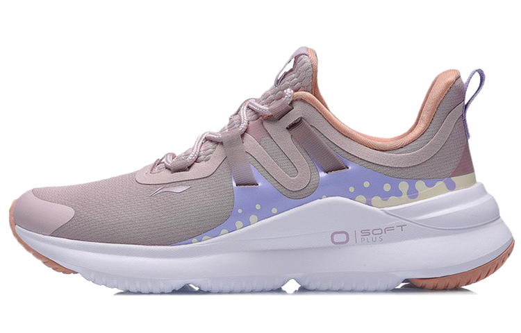 LINING Casual Shoes Women's Low top Light Cream Purple