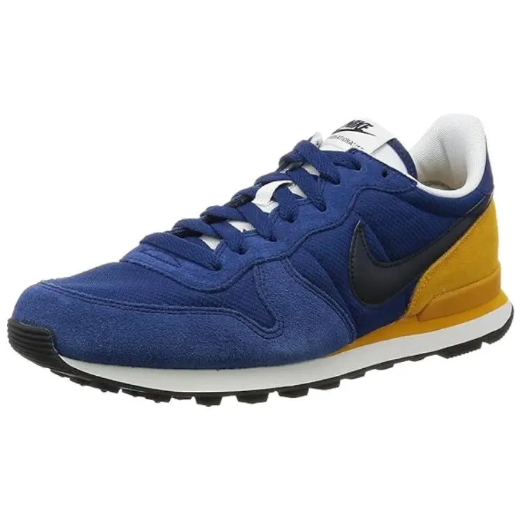 Nike Internationalist Running Shoes Men's Blue Yellow