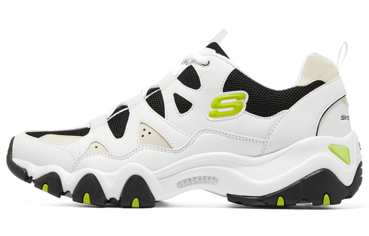 Skechers D'lites 2.0 'White Black Green'