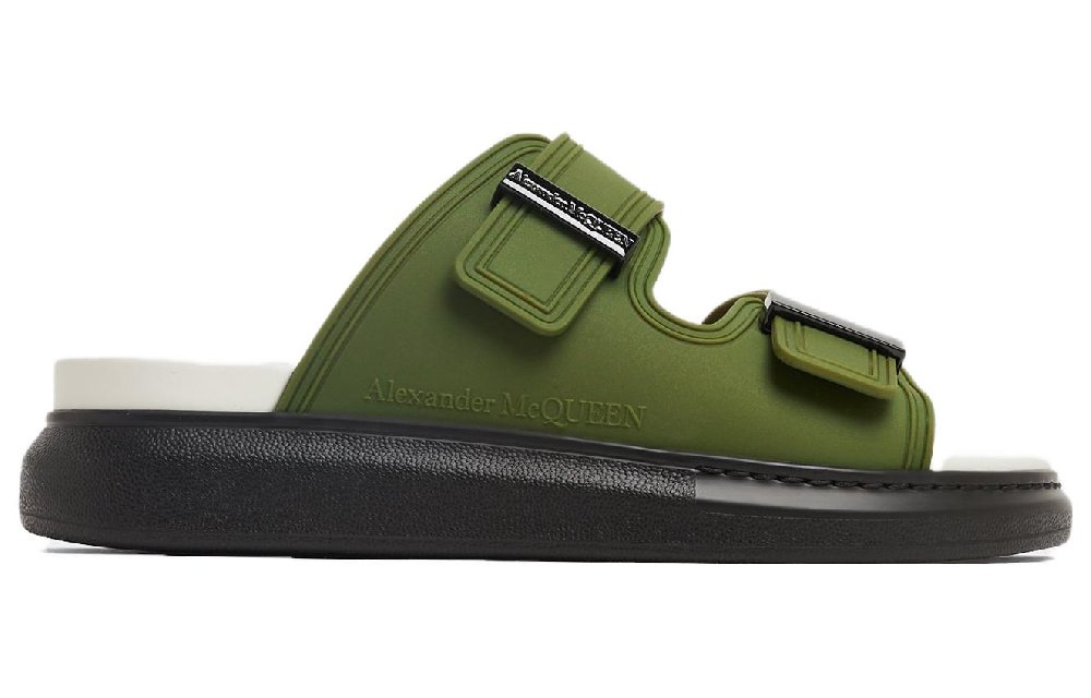 Alexander McQueen Hybrid Stylish Sandal Men's Army Green
