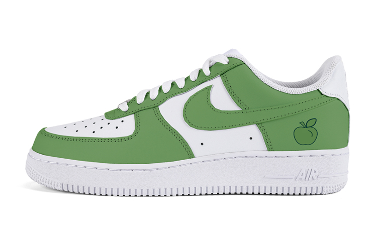 Nike Air Force 1 Air Force 1 Low-Top Skateboard Shoes Men's Green White