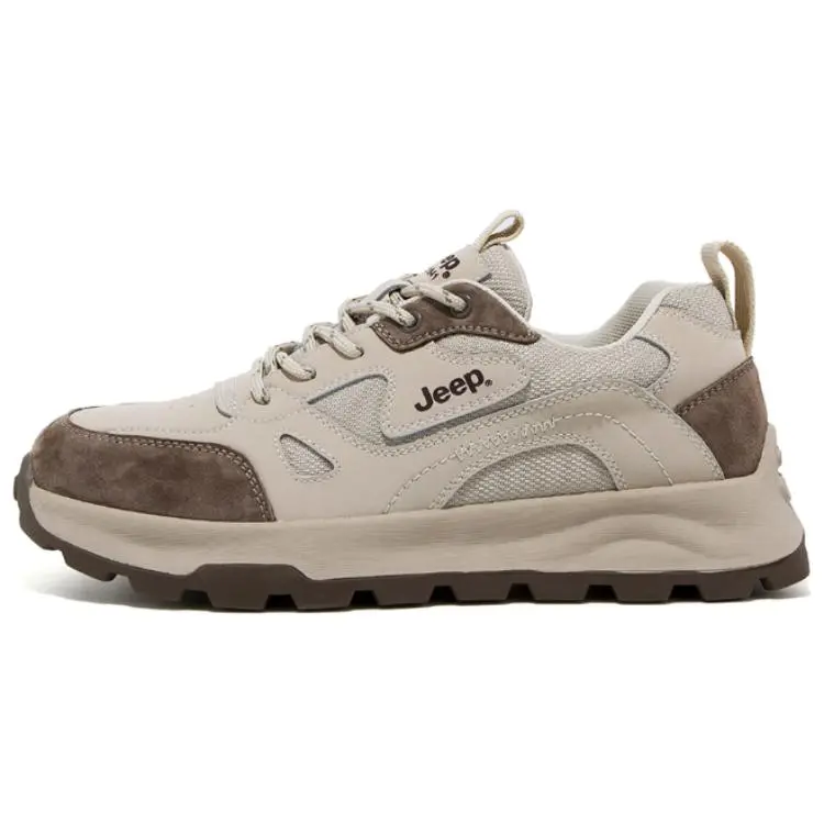 Jeep Abrasion Resistant Low top Casual Shoes Men's Sand