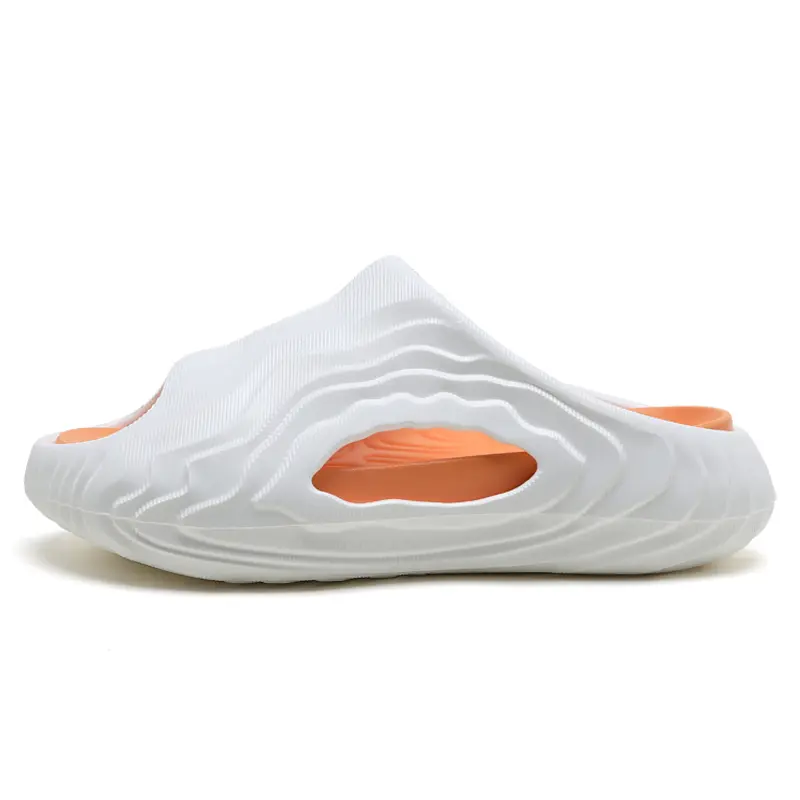 Jeep EVA Slide Slippers Men's White Orange