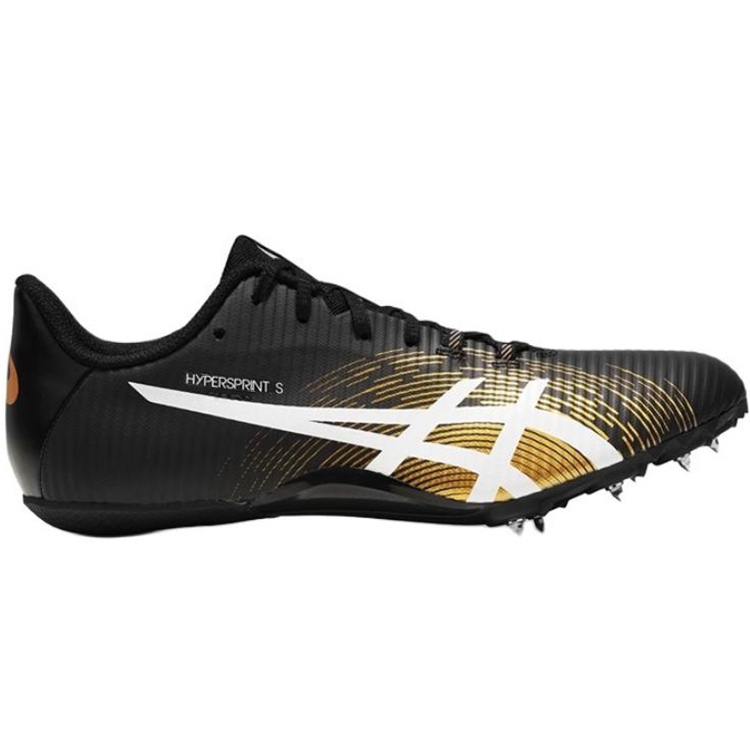 Asics Hyper Sprint 8 Cushioning, Wear Resistant Low Top Running Shoes Unisex Black Gold купить в интернет-магазине Yoocart с быстрой доставкой по России.