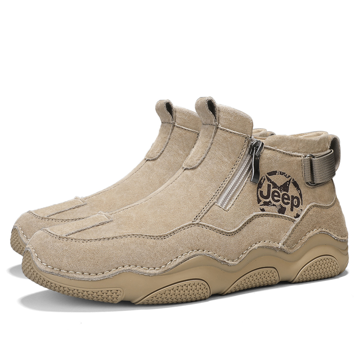Jeep Slip-Resistant Lightweight Height Increasing Mid-Top Casual Shoes Men's купить в интернет-магазине Yoocart с быстрой доставкой по России.