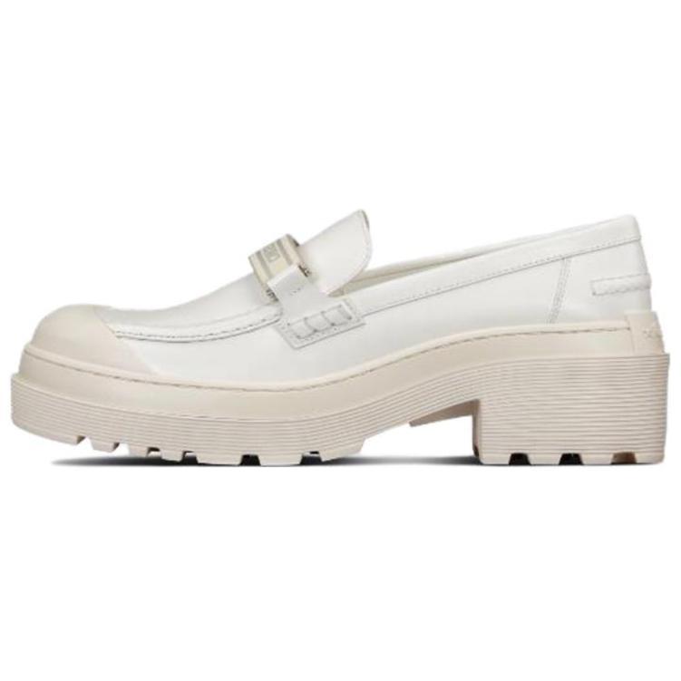 DIOR Code Platform Shoes Women's White