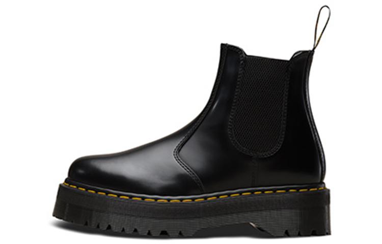 Dr. Martens 2976 Polished Smooth Platform Chelsea Boot Black