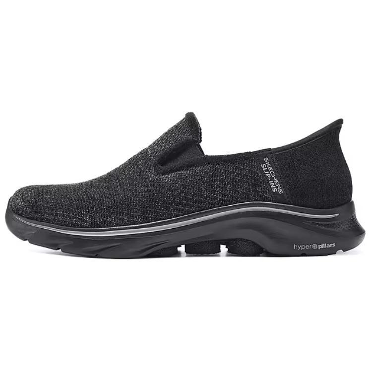 Skechers WOMEN'S GO WALK Slip-Resistant Breathable Low-Top Casual Shoes Women's Black