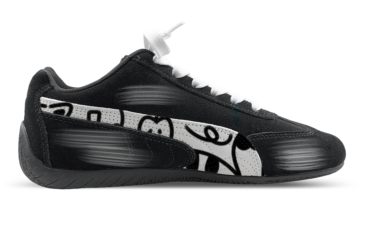 PUMA Speedcat Collection Low top Casual Shoes Unisex Black White