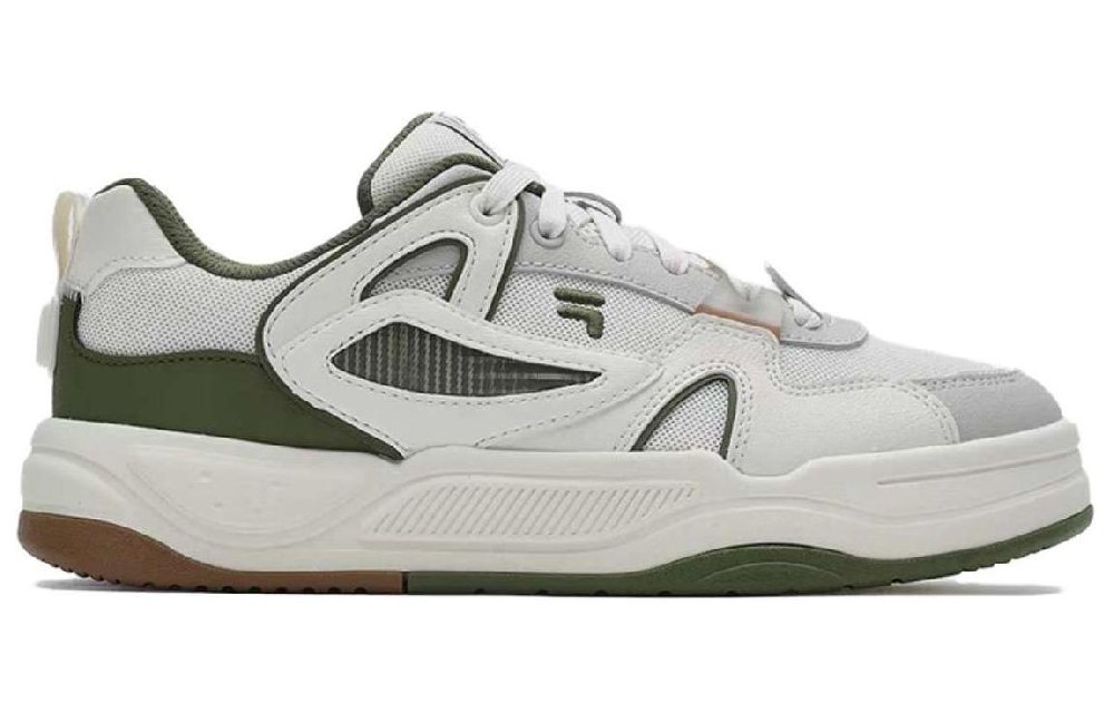 FILA FUSION BANK II Low Top Skateboard Shoes Women's White Green