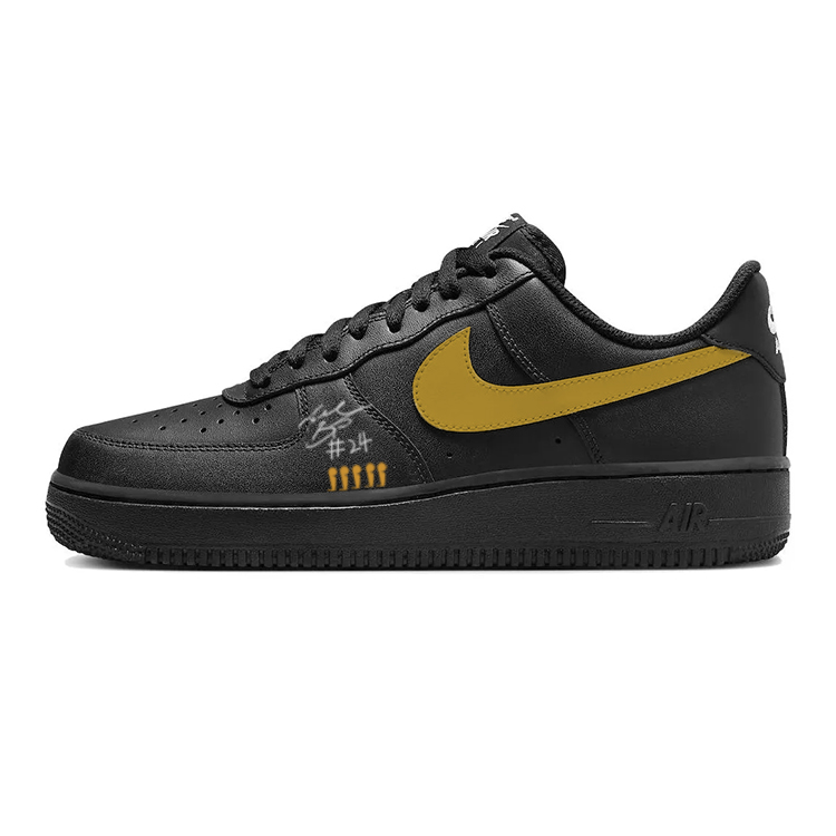 Nike Air Force 1 Skateboard Shoes Unisex Low-Top Black