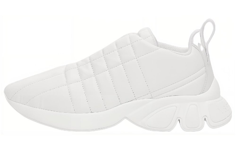 Burberry Quilted Leather Sneaker White Women's