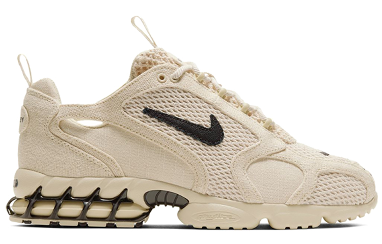 Nike X Stussy Air Zoom Spiridon Caged 2 'Fossil' купить в интернет-магазине Yoocart с быстрой доставкой по России.
