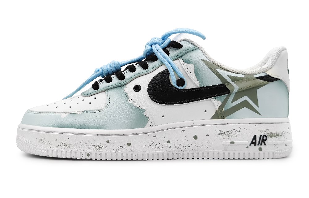 Nike Air Force 1 Low LE Anti-Slip Wear-Resistant Low-Top Skateboard Shoes GS Blue White