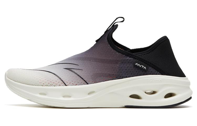 Anta Breathable Lightweight Low-Top Casual Shoes Women's Black White