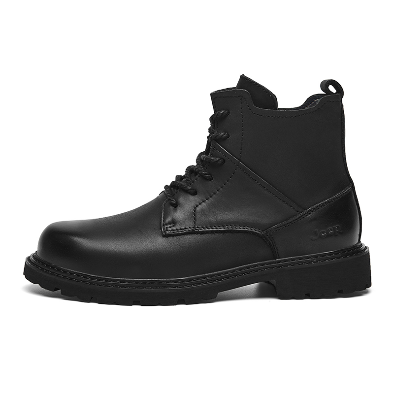 Jeep Martin Boots Men Black