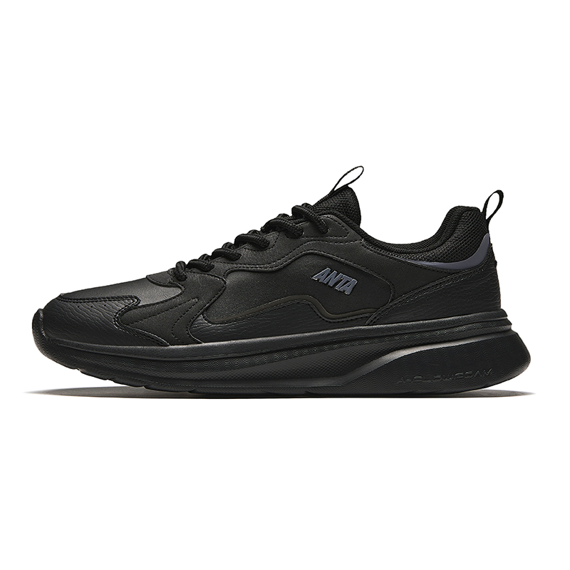 Anta Life Collection Anti Slip Wear Resistant Low Top Casual Shoes Men's Black