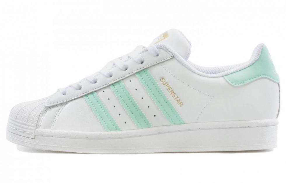 Adidas Superstar White Clear Mint