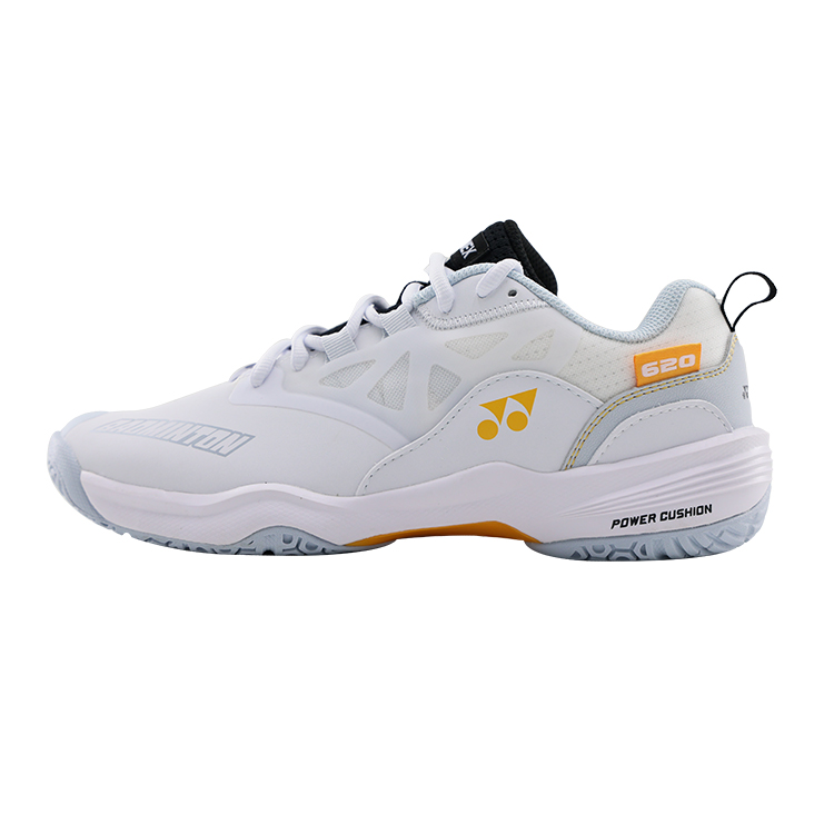 YONEX Power Cushion Low-Top Badminton Shoes Unisex White Yellow
