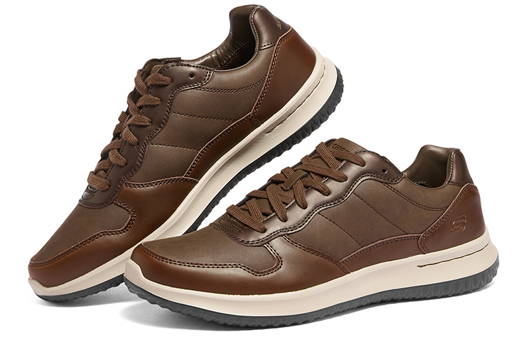Skechers Delson 1.0 Men's Casual Shoes Men's Chocolate купить в интернет-магазине Yoocart с быстрой доставкой по России.